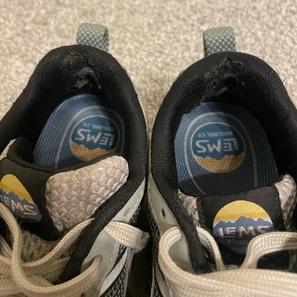 Women's Gray and Black Athletic Shoes - Picture 5 of 6